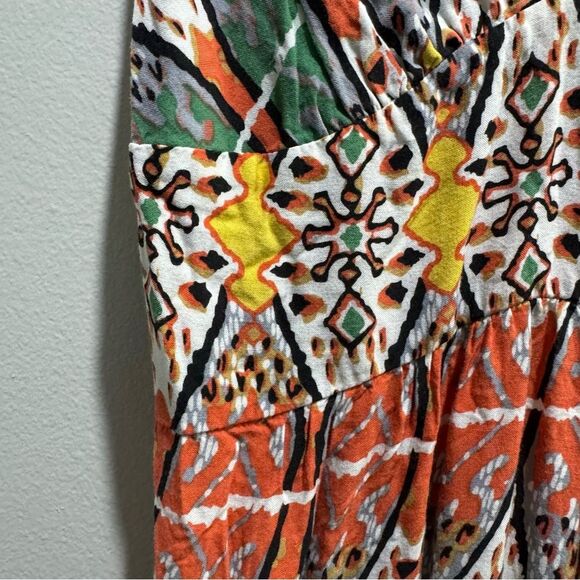 AkeraLani Multi Colored Long Smocked Strappy Sundress Size S - Picture 8 of 10